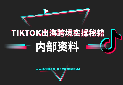 TikTok跨境电商0-1搭建运营(更新10月)-千帆创业