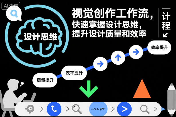 视觉创作工作流,快速掌握设计思维,提升设计质量和效率-千帆创业