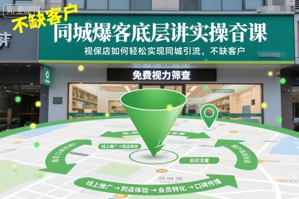 同城爆客底层实操课,视保店如何轻松实现同城引流,不缺客户!-千帆创业