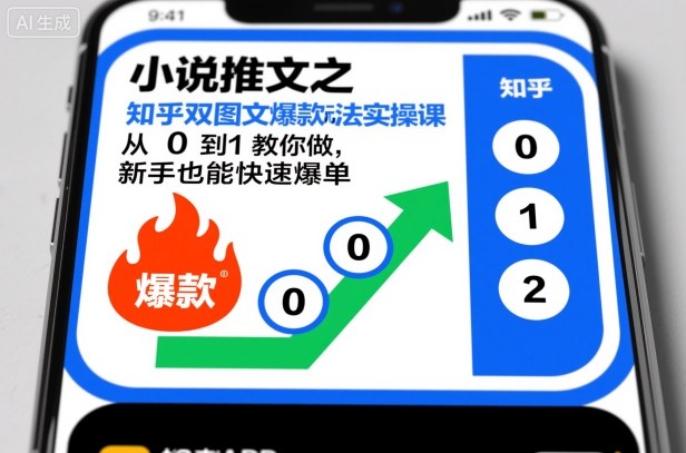 小说推文之知乎双图文爆款玩法实操课，从0到1教你做，新手也能快速爆单-千帆创业